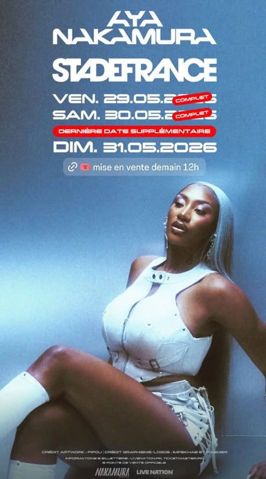 AYA NAKAMURA - 31 Mai 2026 - STADE DE FRANCE - 20:00